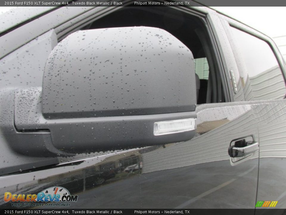 2015 Ford F150 XLT SuperCrew 4x4 Tuxedo Black Metallic / Black Photo #13