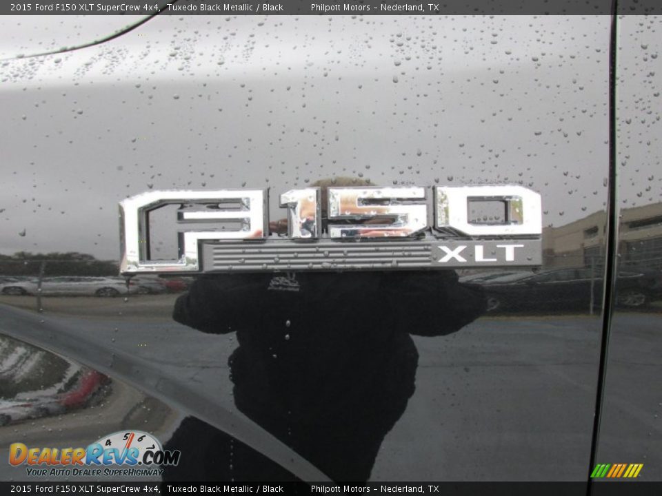 2015 Ford F150 XLT SuperCrew 4x4 Tuxedo Black Metallic / Black Photo #14