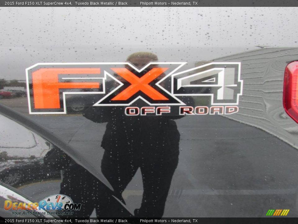 2015 Ford F150 XLT SuperCrew 4x4 Tuxedo Black Metallic / Black Photo #17