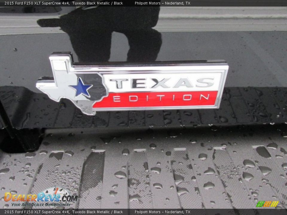 2015 Ford F150 XLT SuperCrew 4x4 Tuxedo Black Metallic / Black Photo #18