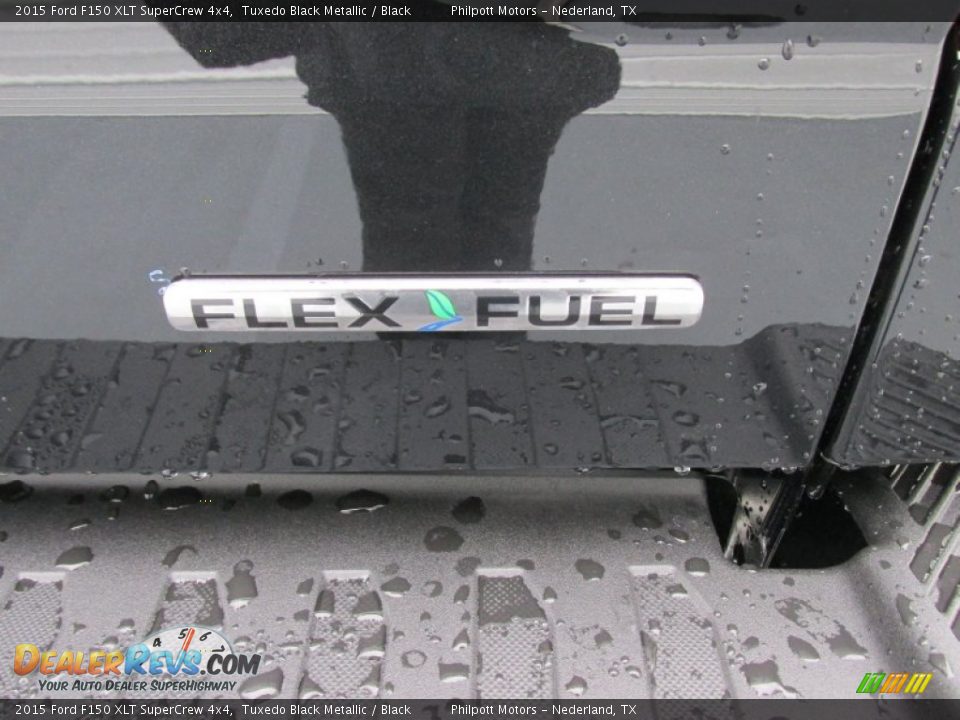 2015 Ford F150 XLT SuperCrew 4x4 Tuxedo Black Metallic / Black Photo #19
