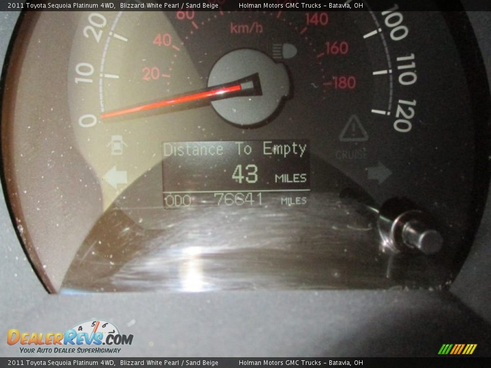 2011 Toyota Sequoia Platinum 4WD Blizzard White Pearl / Sand Beige Photo #16
