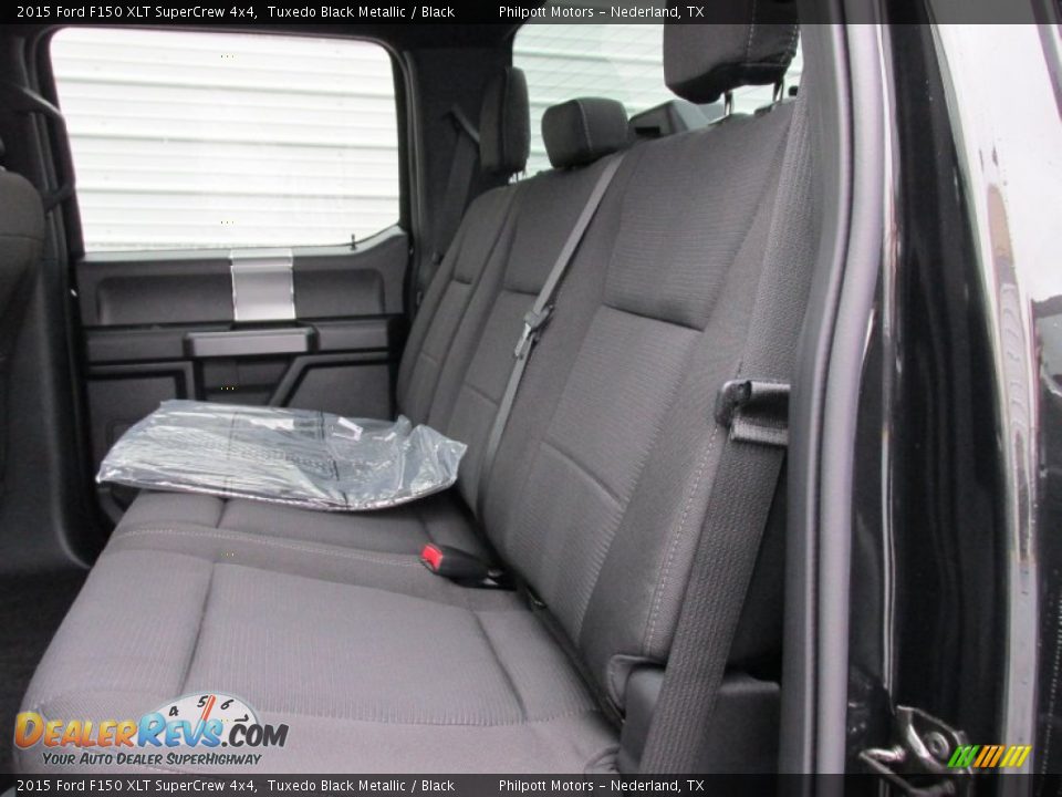Rear Seat of 2015 Ford F150 XLT SuperCrew 4x4 Photo #23