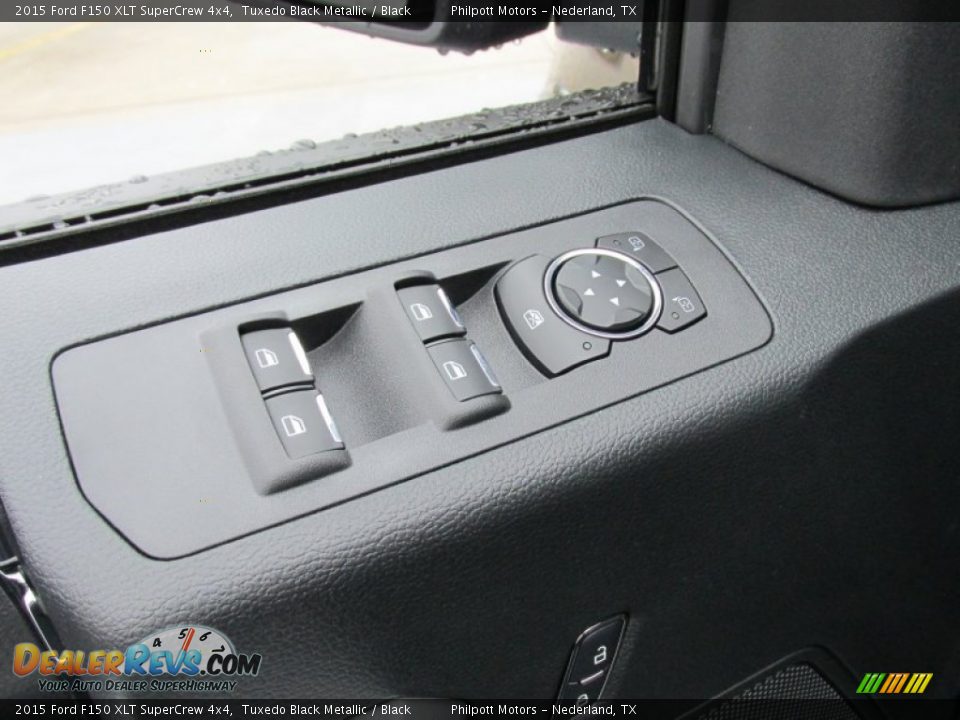 2015 Ford F150 XLT SuperCrew 4x4 Tuxedo Black Metallic / Black Photo #25