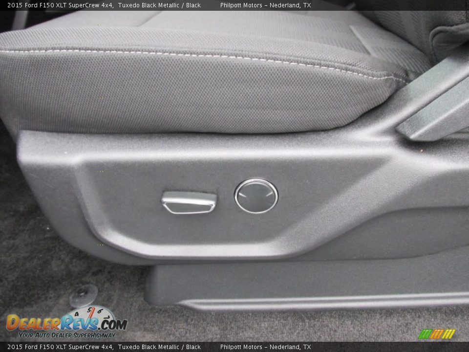 2015 Ford F150 XLT SuperCrew 4x4 Tuxedo Black Metallic / Black Photo #27