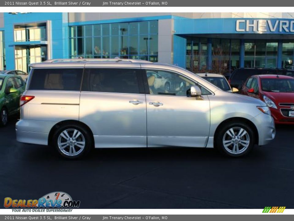 2011 Nissan Quest 3.5 SL Brilliant Silver / Gray Photo #1