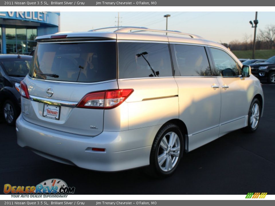 2011 Nissan Quest 3.5 SL Brilliant Silver / Gray Photo #3