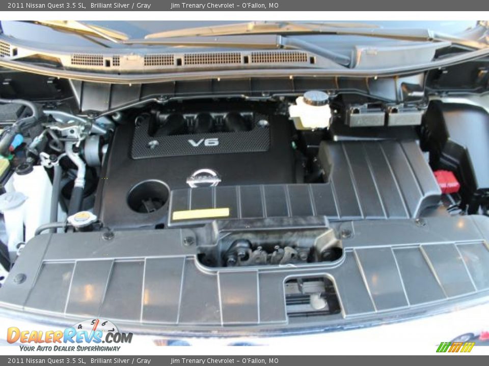 2011 Nissan Quest 3.5 SL Brilliant Silver / Gray Photo #7