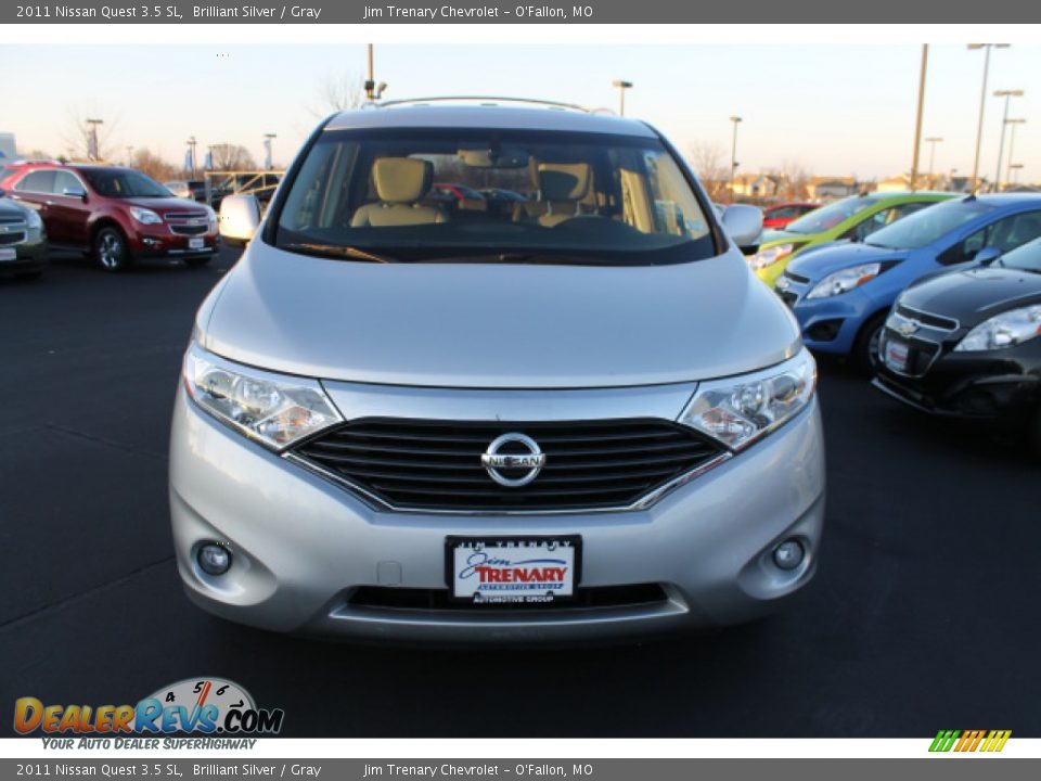2011 Nissan Quest 3.5 SL Brilliant Silver / Gray Photo #8