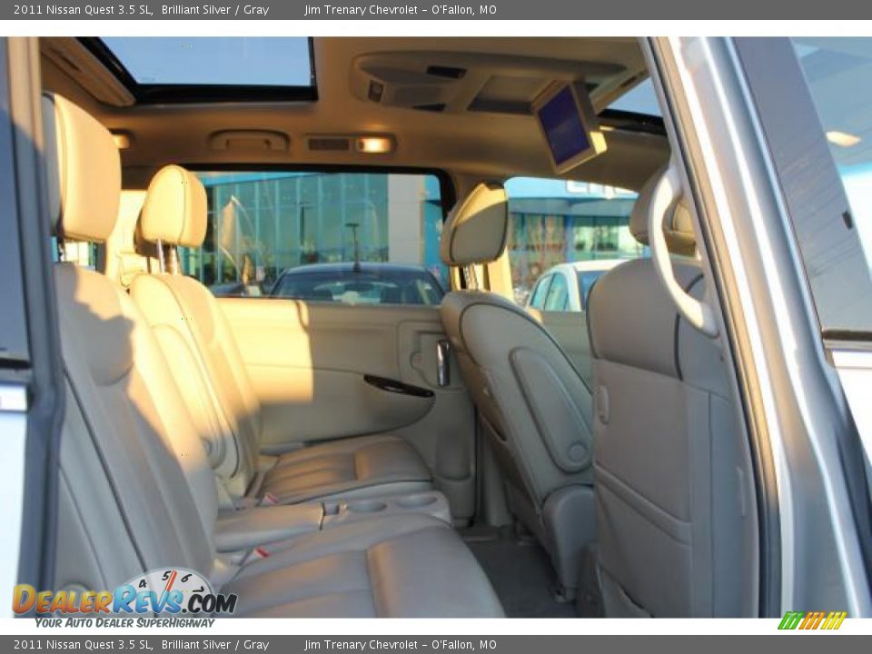 2011 Nissan Quest 3.5 SL Brilliant Silver / Gray Photo #9