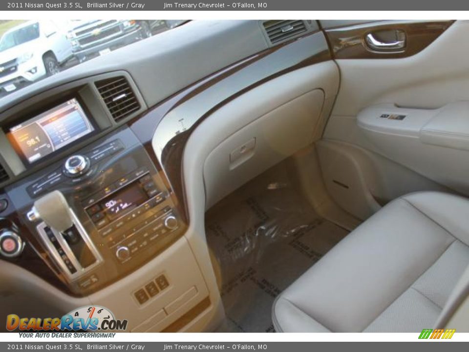 2011 Nissan Quest 3.5 SL Brilliant Silver / Gray Photo #13