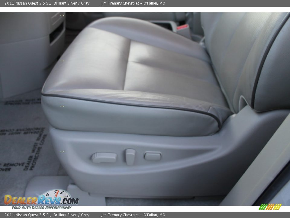 2011 Nissan Quest 3.5 SL Brilliant Silver / Gray Photo #16