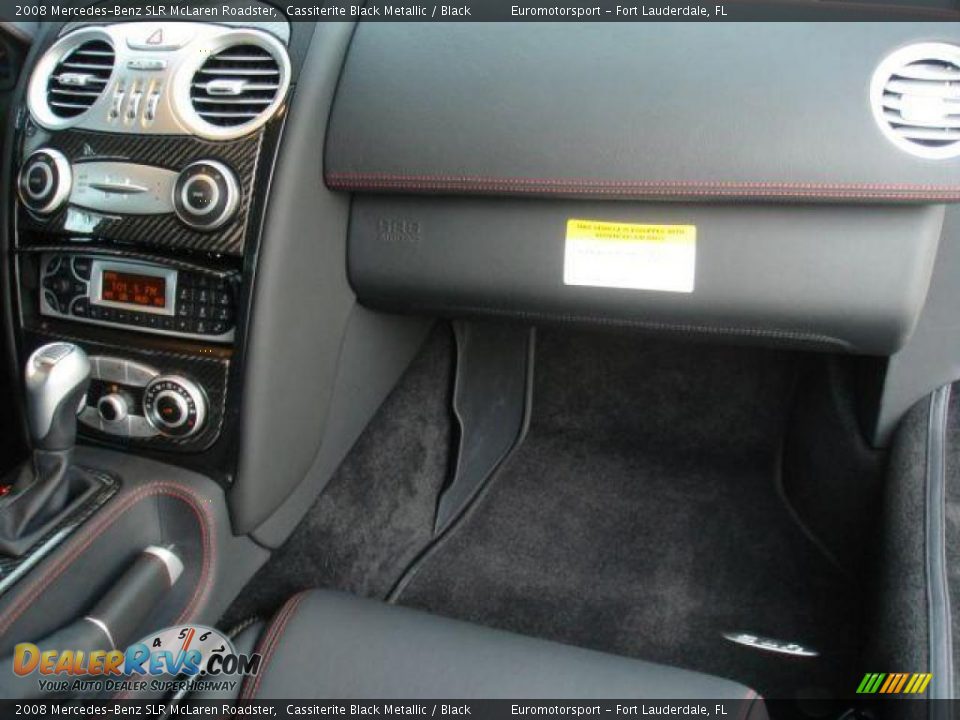 2008 Mercedes-Benz SLR McLaren Roadster Cassiterite Black Metallic / Black Photo #10