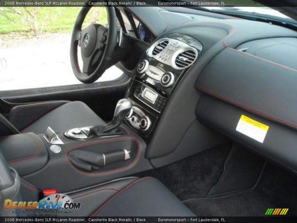 2008 Mercedes-Benz SLR McLaren Roadster Cassiterite Black Metallic / Black Photo #22