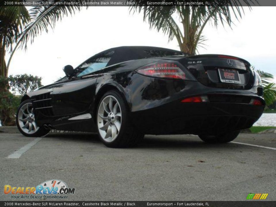 2008 Mercedes-Benz SLR McLaren Roadster Cassiterite Black Metallic / Black Photo #29