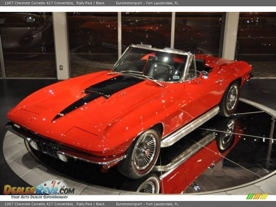 1967 Chevrolet Corvette 427 Convertible Rally Red / Black Photo #3