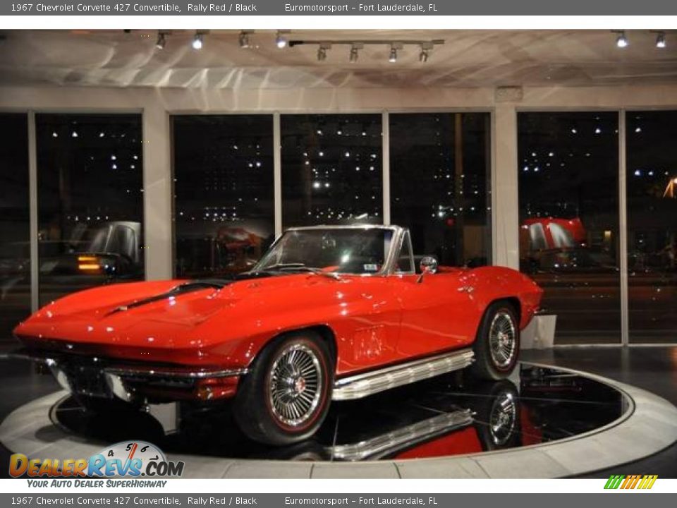 1967 Chevrolet Corvette 427 Convertible Rally Red / Black Photo #15