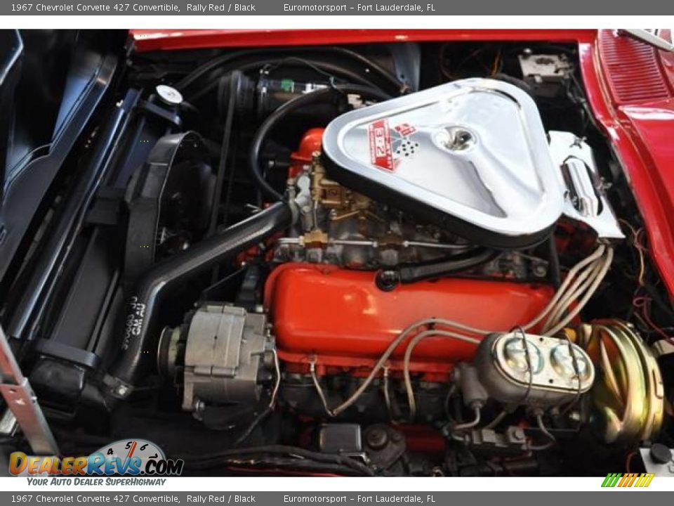 1967 Chevrolet Corvette 427 Convertible Rally Red / Black Photo #29