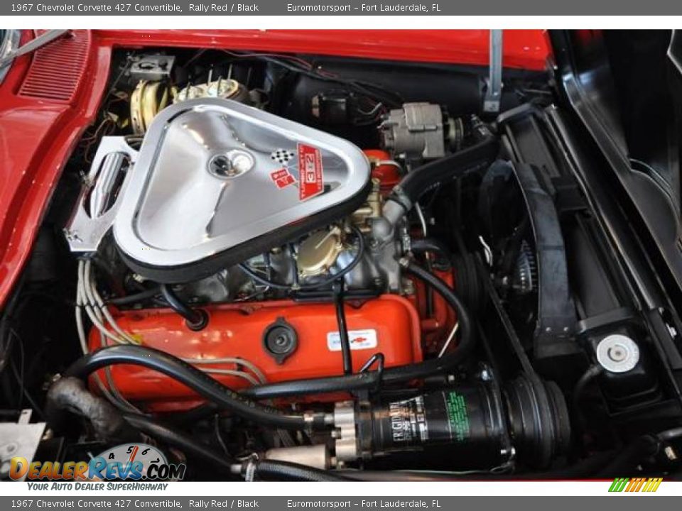 1967 Chevrolet Corvette 427 Convertible Rally Red / Black Photo #31