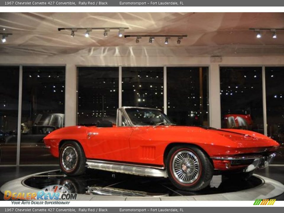 1967 Chevrolet Corvette 427 Convertible Rally Red / Black Photo #50
