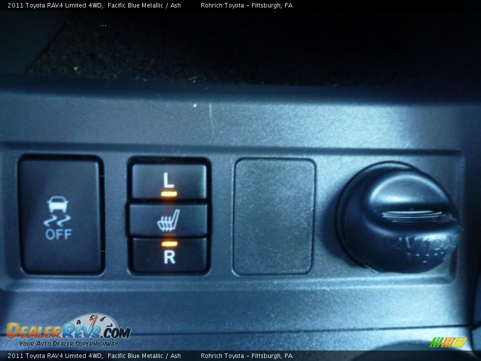 2011 Toyota RAV4 Limited 4WD Pacific Blue Metallic / Ash Photo #22