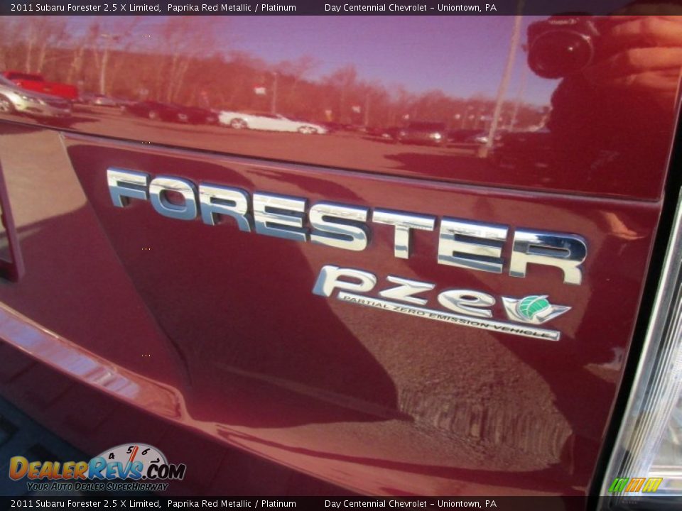 2011 Subaru Forester 2.5 X Limited Paprika Red Metallic / Platinum Photo #8