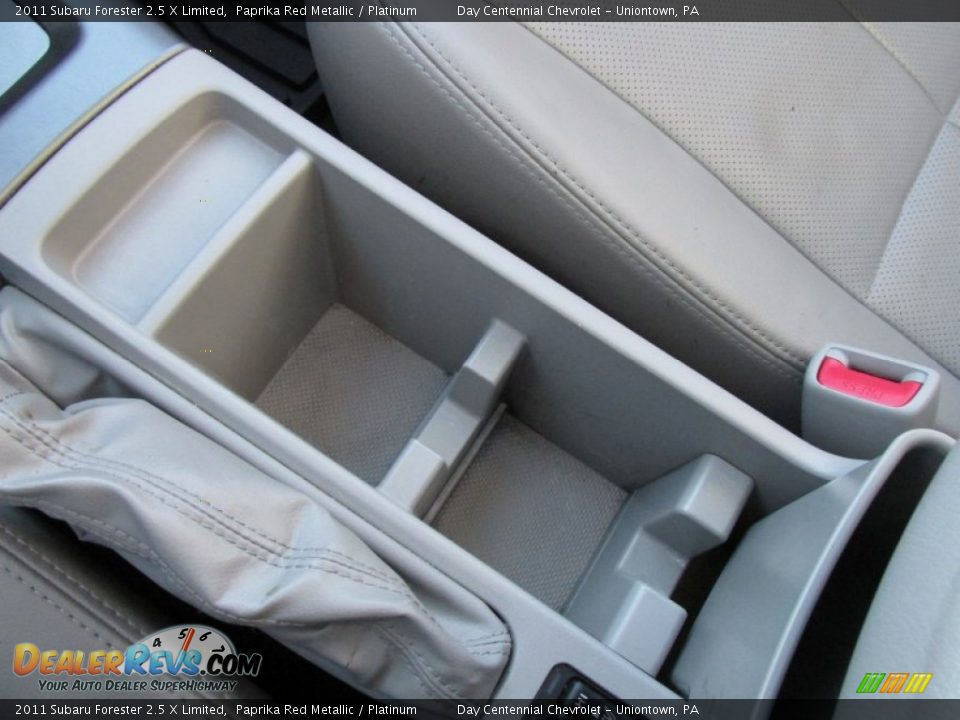 2011 Subaru Forester 2.5 X Limited Paprika Red Metallic / Platinum Photo #30