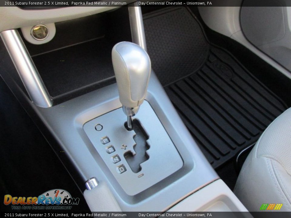 2011 Subaru Forester 2.5 X Limited Paprika Red Metallic / Platinum Photo #31