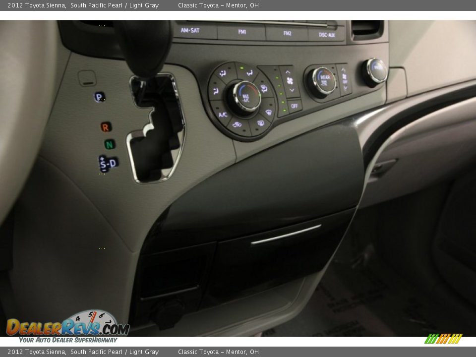 2012 Toyota Sienna South Pacific Pearl / Light Gray Photo #11