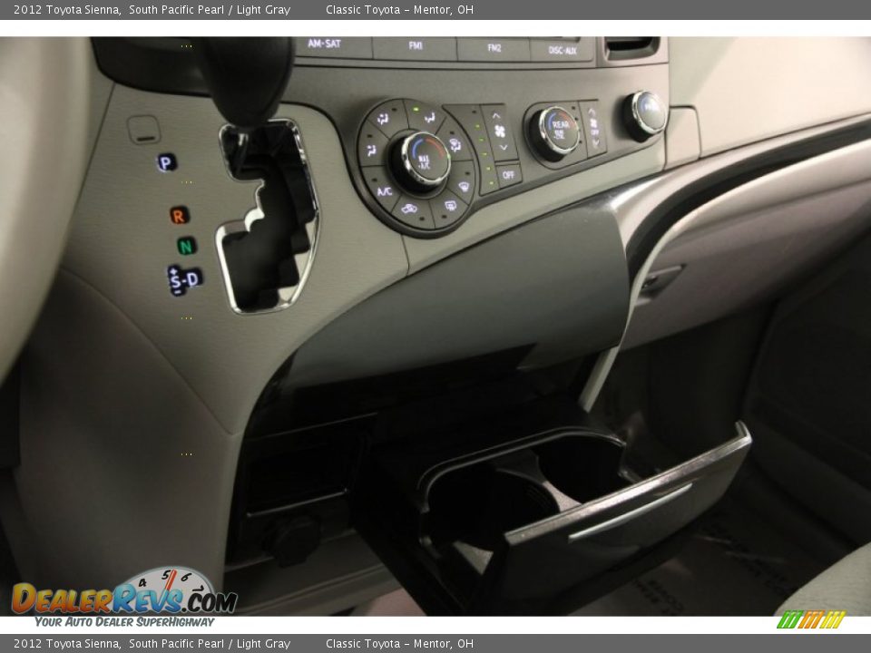 2012 Toyota Sienna South Pacific Pearl / Light Gray Photo #12