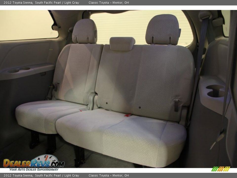 2012 Toyota Sienna South Pacific Pearl / Light Gray Photo #17