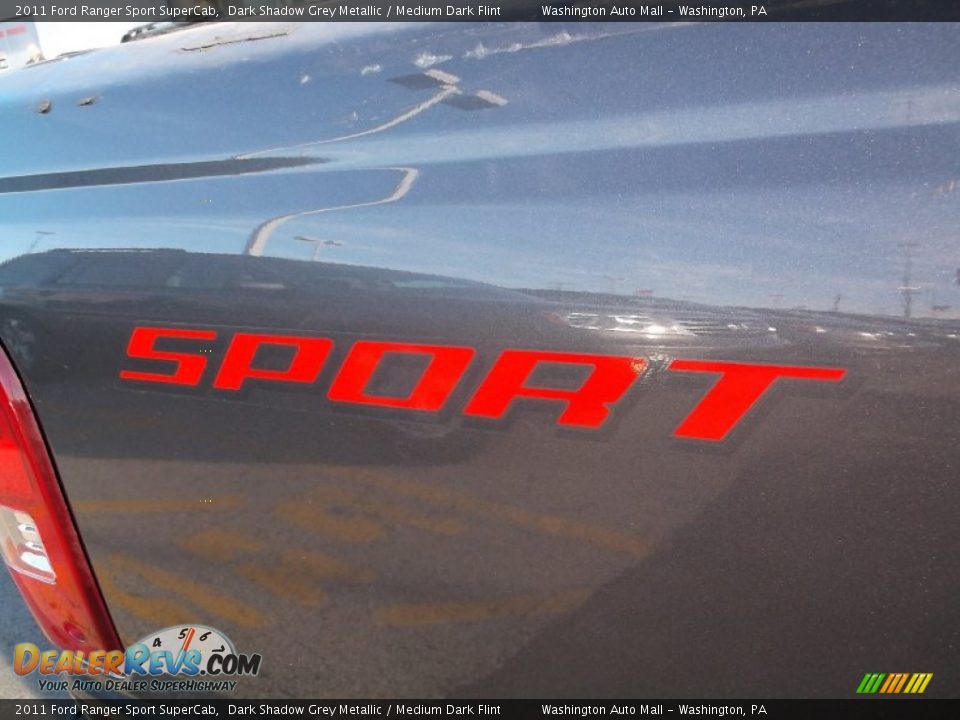 2011 Ford Ranger Sport SuperCab Dark Shadow Grey Metallic / Medium Dark Flint Photo #3