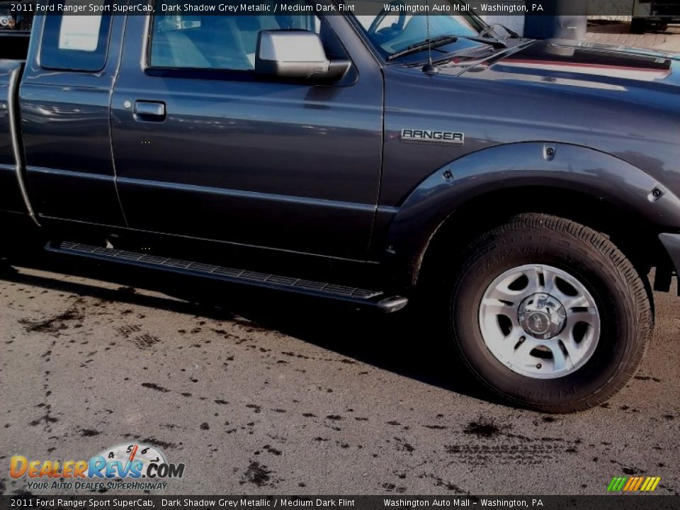2011 Ford Ranger Sport SuperCab Dark Shadow Grey Metallic / Medium Dark Flint Photo #4