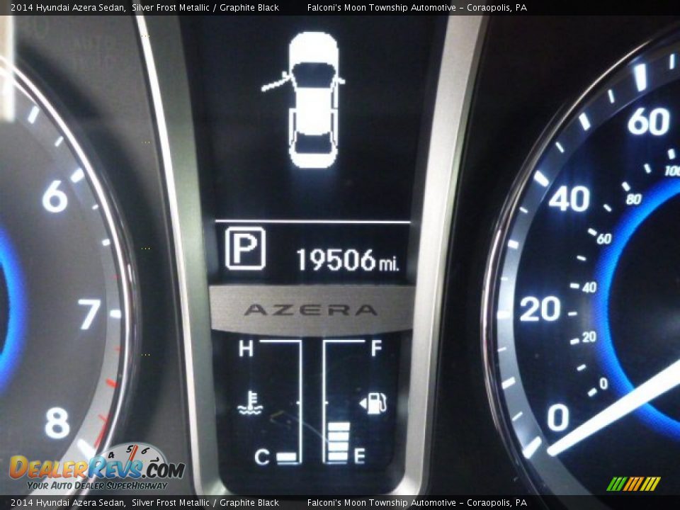 2014 Hyundai Azera Sedan Silver Frost Metallic / Graphite Black Photo #5