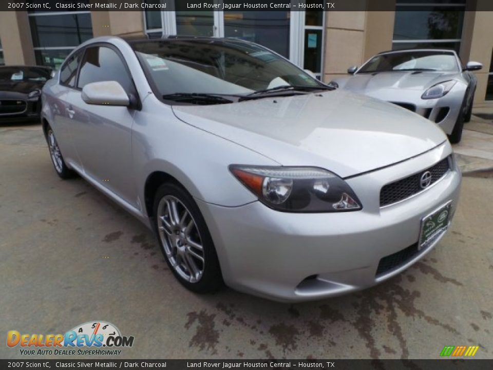 2007 Scion tC Classic Silver Metallic / Dark Charcoal Photo #3