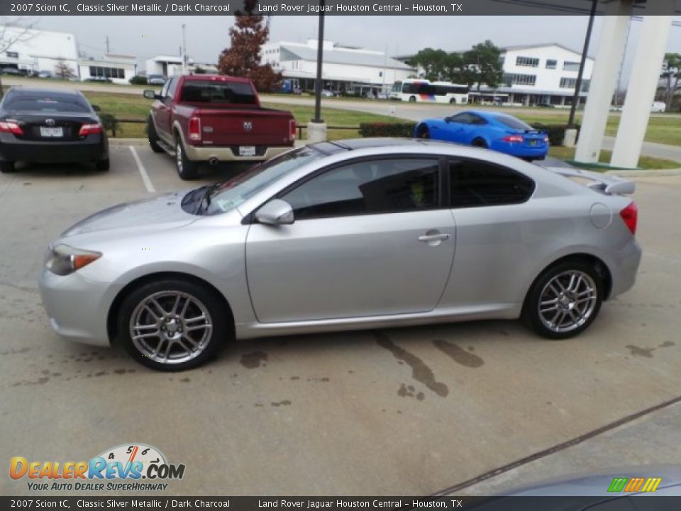 2007 Scion tC Classic Silver Metallic / Dark Charcoal Photo #6
