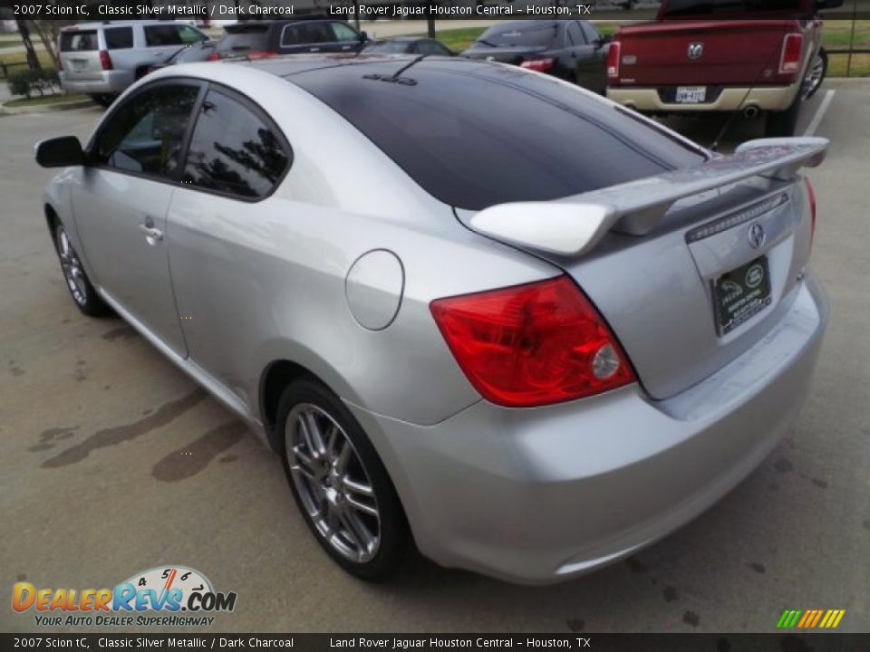 2007 Scion tC Classic Silver Metallic / Dark Charcoal Photo #7