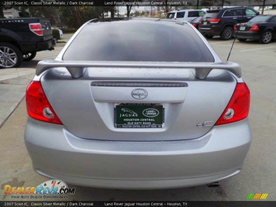 2007 Scion tC Classic Silver Metallic / Dark Charcoal Photo #8
