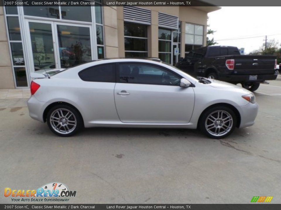 2007 Scion tC Classic Silver Metallic / Dark Charcoal Photo #10
