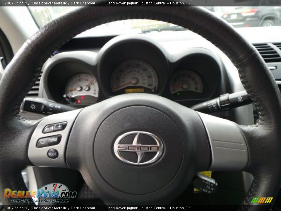 2007 Scion tC Classic Silver Metallic / Dark Charcoal Photo #12