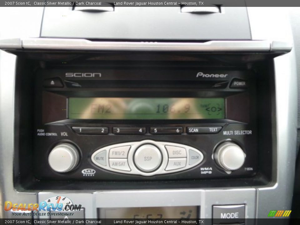 2007 Scion tC Classic Silver Metallic / Dark Charcoal Photo #18