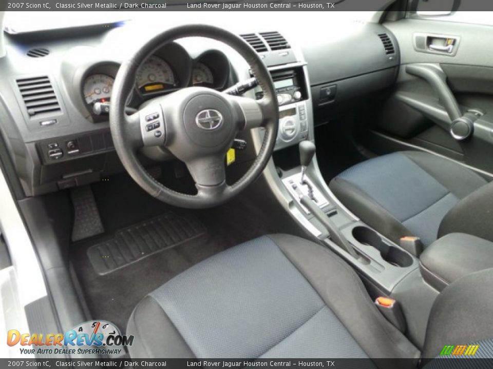 2007 Scion tC Classic Silver Metallic / Dark Charcoal Photo #33