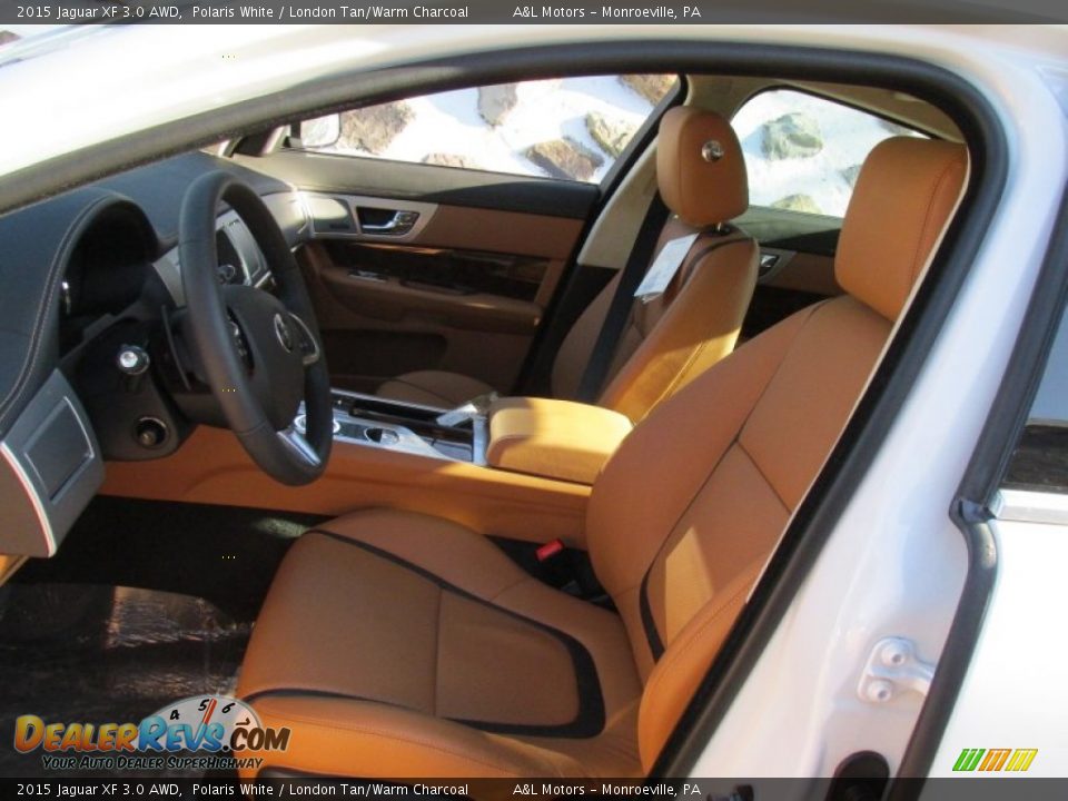 Front Seat of 2015 Jaguar XF 3.0 AWD Photo #14