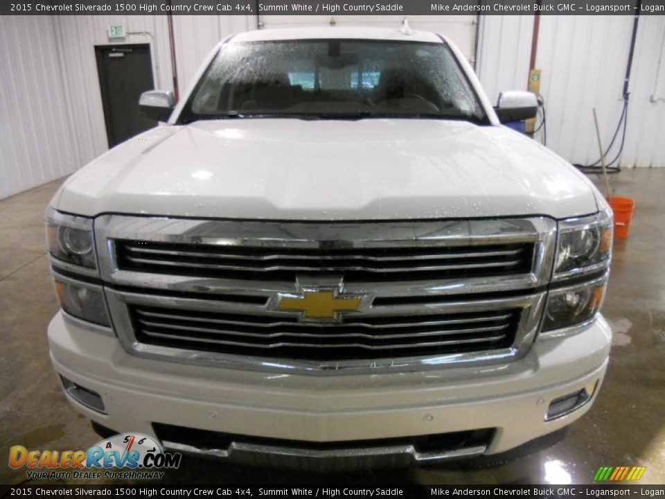 2015 Chevrolet Silverado 1500 High Country Crew Cab 4x4 Summit White / High Country Saddle Photo #2
