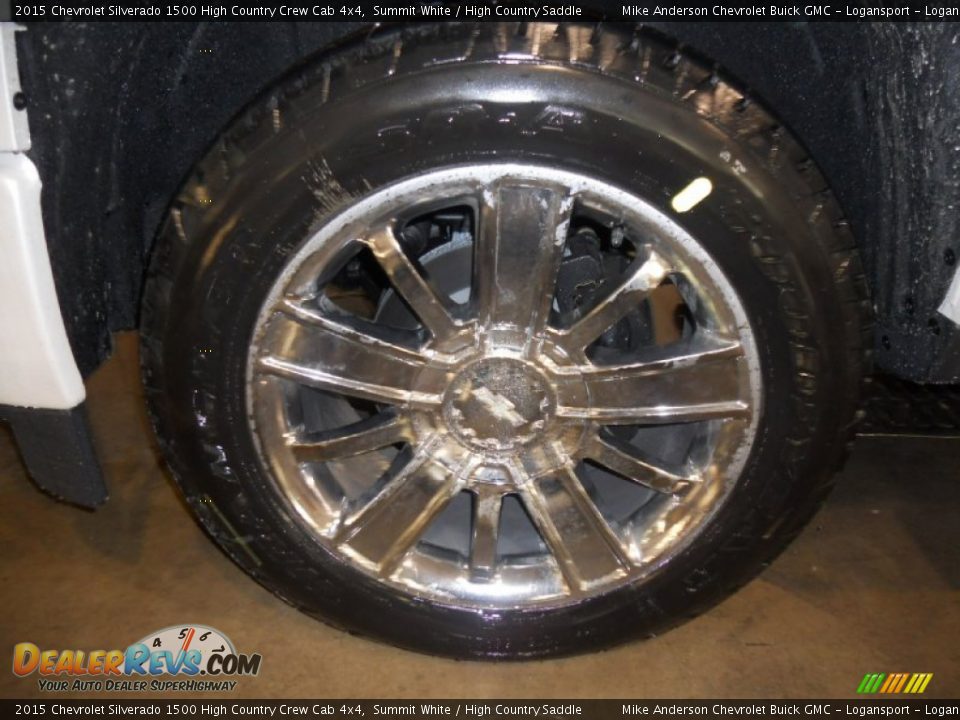 2015 Chevrolet Silverado 1500 High Country Crew Cab 4x4 Summit White / High Country Saddle Photo #3