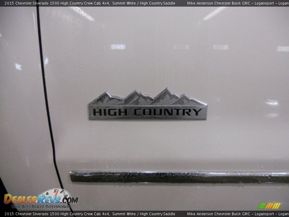 2015 Chevrolet Silverado 1500 High Country Crew Cab 4x4 Summit White / High Country Saddle Photo #4