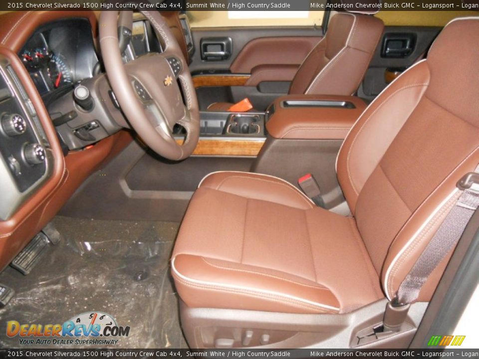 2015 Chevrolet Silverado 1500 High Country Crew Cab 4x4 Summit White / High Country Saddle Photo #6