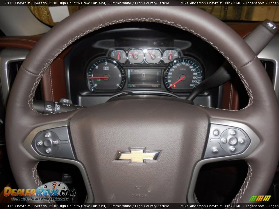 2015 Chevrolet Silverado 1500 High Country Crew Cab 4x4 Summit White / High Country Saddle Photo #7