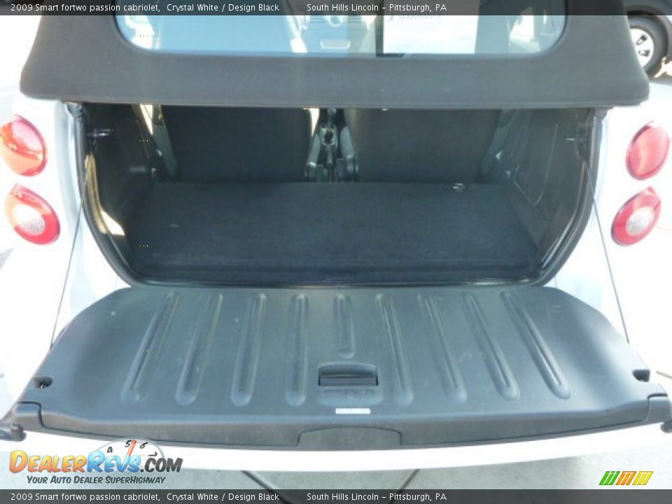 2009 Smart fortwo passion cabriolet Crystal White / Design Black Photo #4