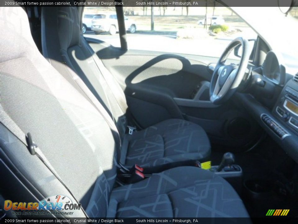 2009 Smart fortwo passion cabriolet Crystal White / Design Black Photo #9